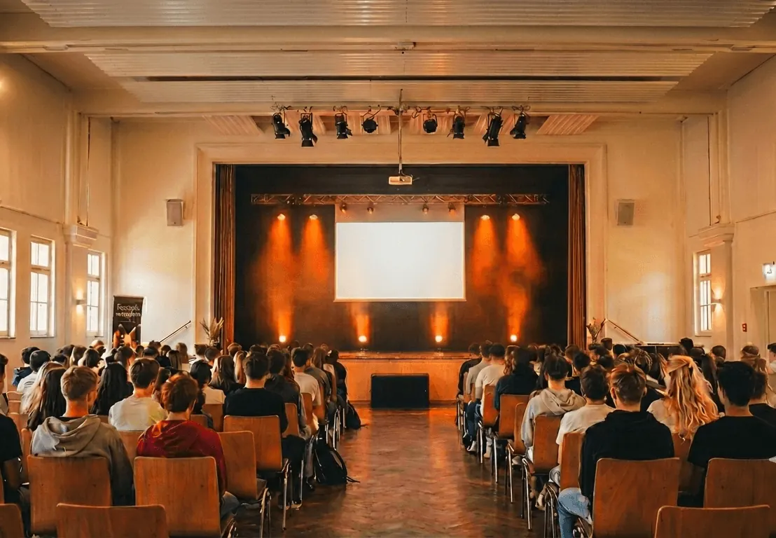 Jugendliche bei einer ESRA-Veranstaltung